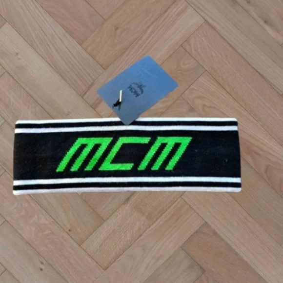 MCM Black & Green Headband Green Twist Headband - Adults - Hair Accessories – AfricanFabs main image 3